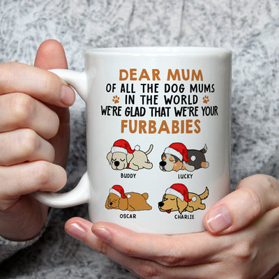 Glad To Be Your Furbaby - Personalized Custom Coffee Mug