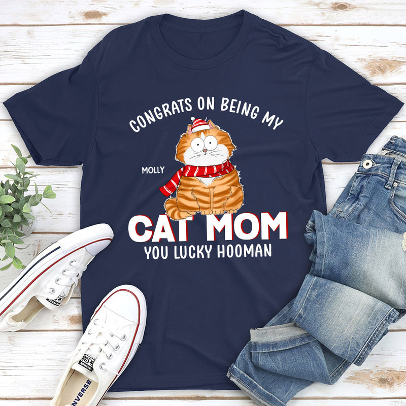 Congrats Hooman - Personalized Custom Unisex T-shirt