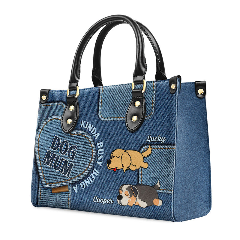 Busy Mom - Personalized Custom Leather Bag