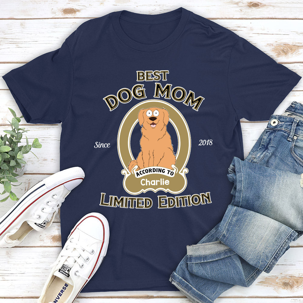 Limited Edition Dad Mom Personalized Pet Lover Custom Unisex T-shirt