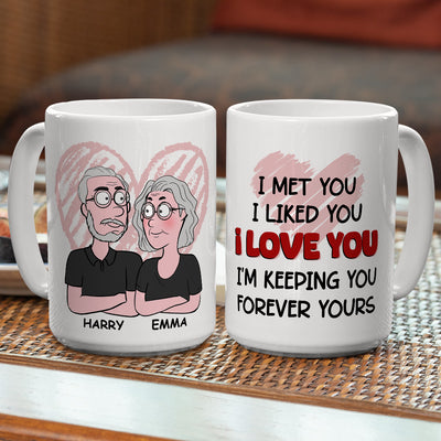 Keeping You Forever - Personalized Custom Coffee Mug