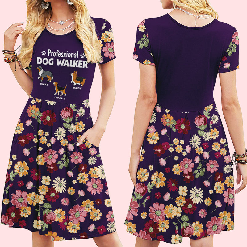 Professional Dog Walker - Personalized Custom Casual Dress