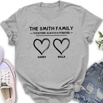 The Family Together - Personalized Custom Women's T-shirt
