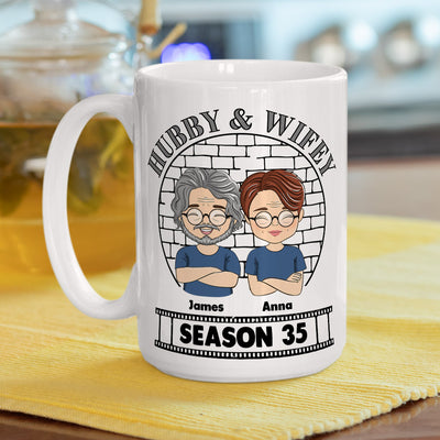 Hubby Wifey - Personalized Custom Coffee Mug