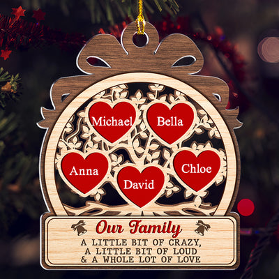 Love Grows Here Custom Quote - Personalized Custom Acrylic Ornament