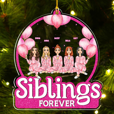 Besties Forever - Personalized Custom Acrylic Ornament