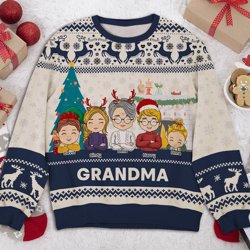 The Family - Personalized Custom All-Over-Print Sweatshirt