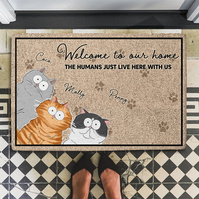 Hope You Like Fur Babies - Personalized Custom Doormat