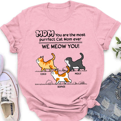 We Meow You - Personalized Custom Women's T-shirt