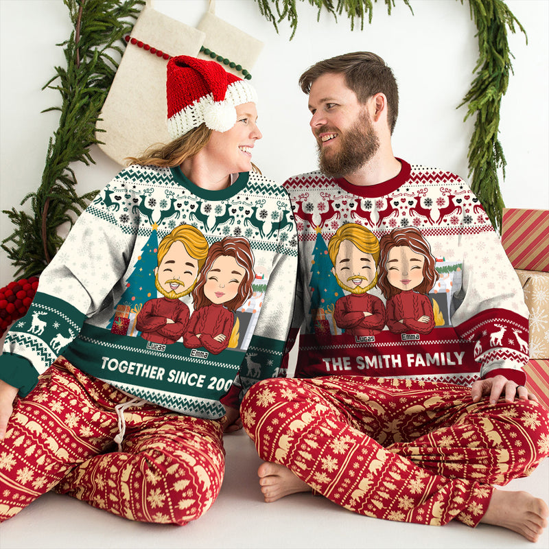 The Family - Personalized Custom All-Over-Print Sweatshirt