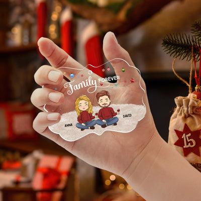 Family Forever - Personalized Custom Acrylic Ornament