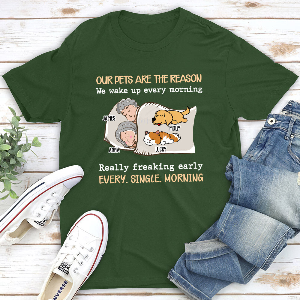 My Pet Reason Couple 2 - Personalized Custom Unisex T-shirt 