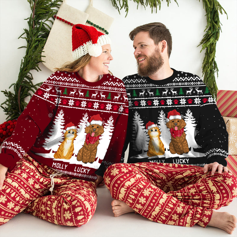 Winter Pet - Personalized Custom All-Over-Print Sweatshirt
