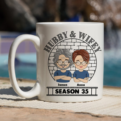 Hubby Wifey - Personalized Custom Coffee Mug