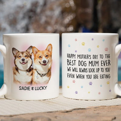 Even When Eating - Personalized Custom Coffee Mug