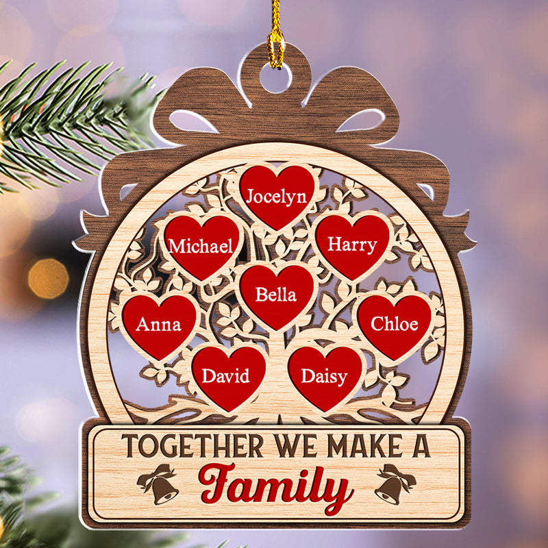 Our Family Custom Quote - Personalized Custom Acrylic Ornament