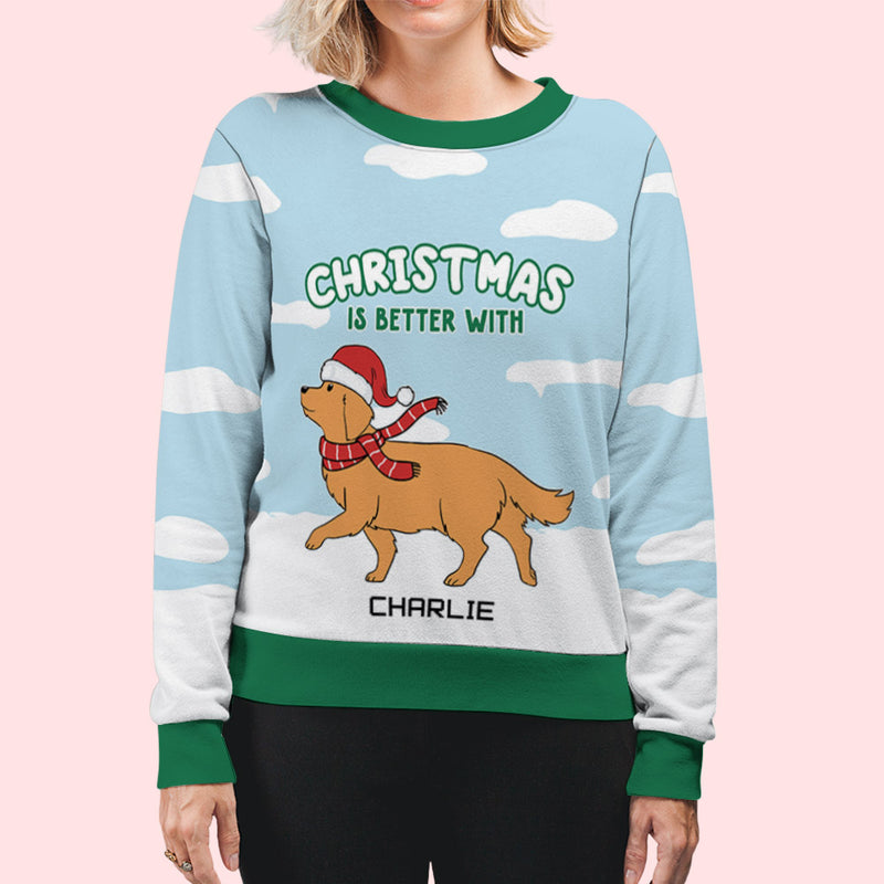 Better Christmas - Personalized Custom All-Over-Print Sweatshirt