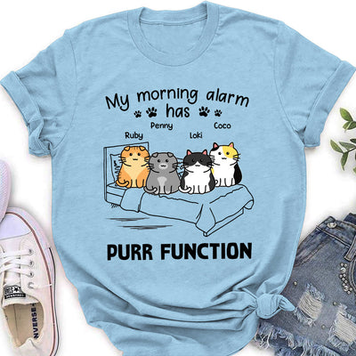 My Morning Alarm  - Personalized Custom Women's T-shirt