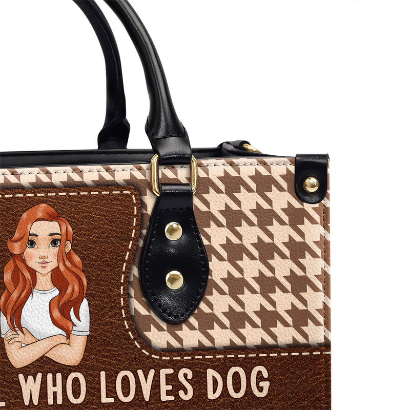 Just A Girl - Personalized Custom Leather Bag