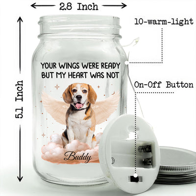 Forever In My Heart - Personalized Custom Mason Jar Light