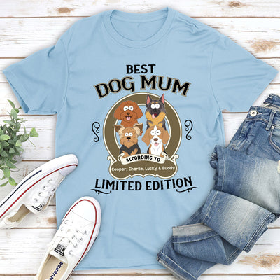 Dog Dad Limited Edition - Personalized Custom Unisex T-shirt