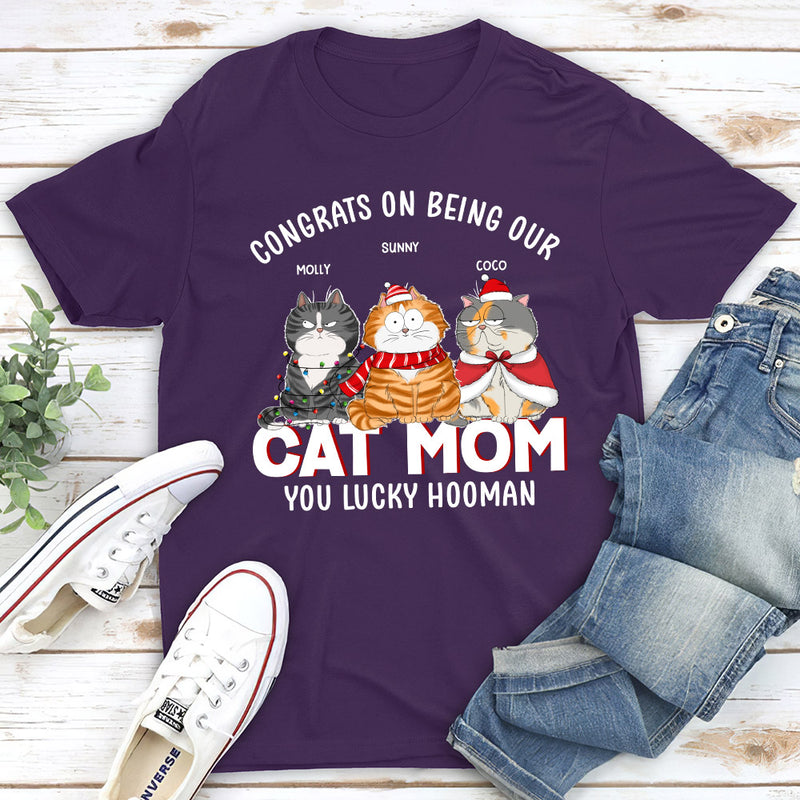 Congrats Hooman - Personalized Custom Unisex T-shirt