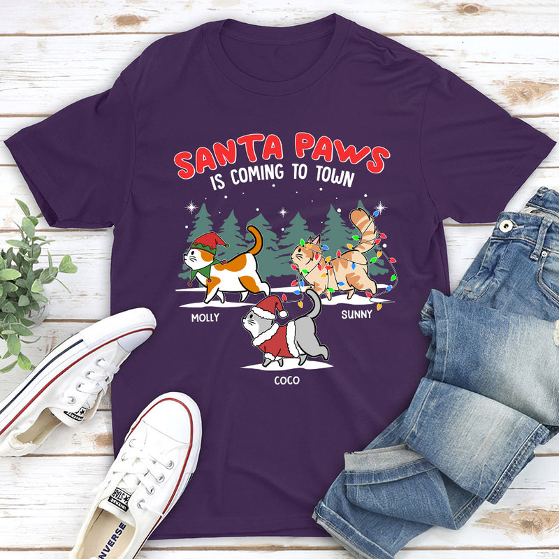 The Santa Paws - Personalized Custom Premium T-shirt