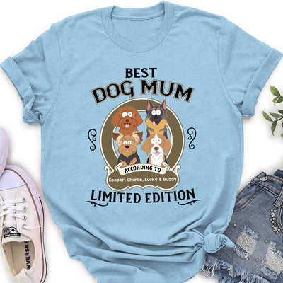 Dog Dad Limited Edition - Personalized Custom Women's T-shirt