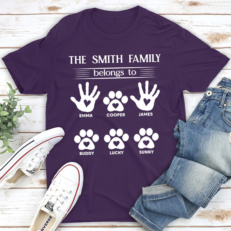 Favorite Belongs To - Personalized Custom Unisex T-shirt