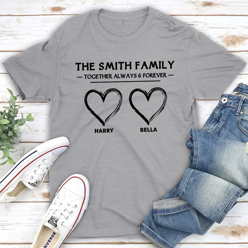 The Family Together - Personalized Custom Unisex T-shirt
