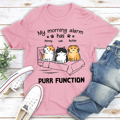 My Morning Alarm  - Personalized Custom Premium T-shirt