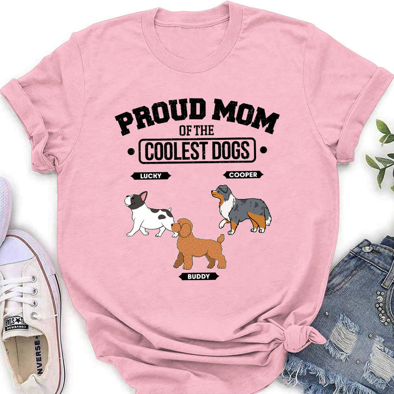 Coolest Dog Dad - Personalized Custom Women&