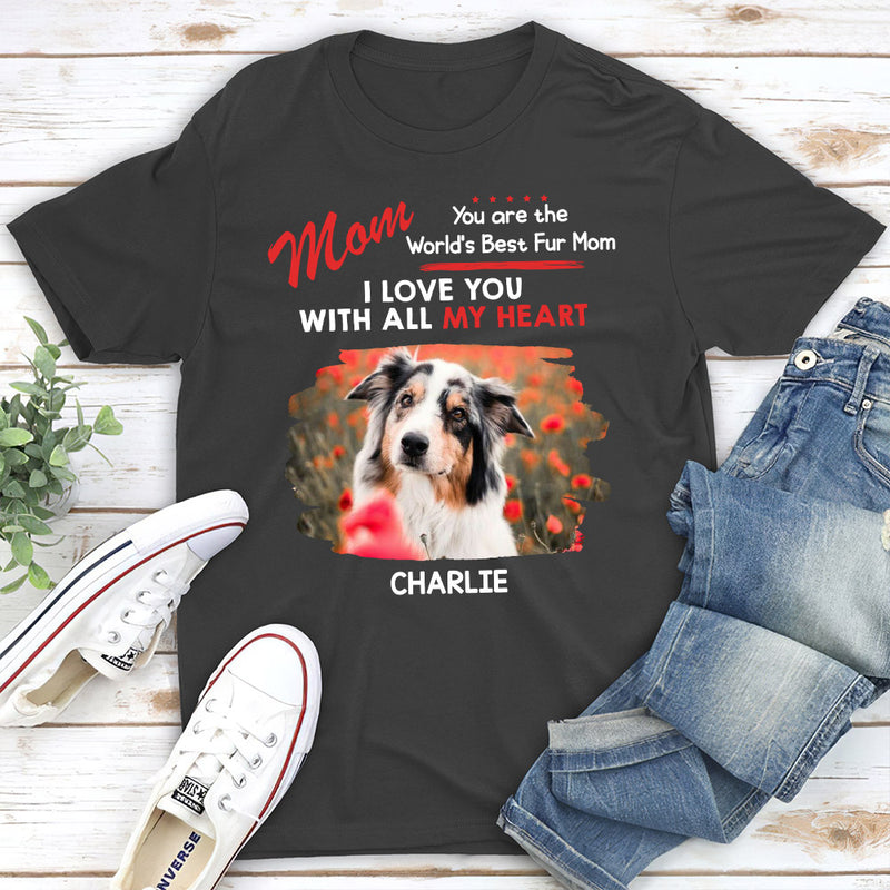 Woof All My Heart - Personalized Custom Unisex T-shirt