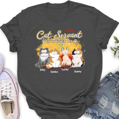 This Cat Servant - Personalized Custom Women's T-shirt