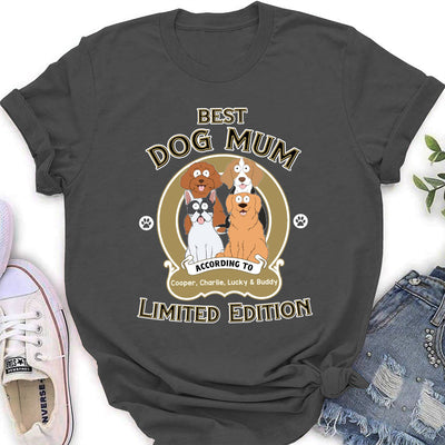 Limited Edition Dad Mom - Personalized Custom Women's T-shirt