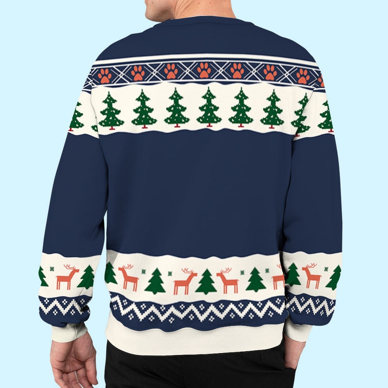 Paw Pet Winter - Personalized Custom All-Over-Print Sweatshirt