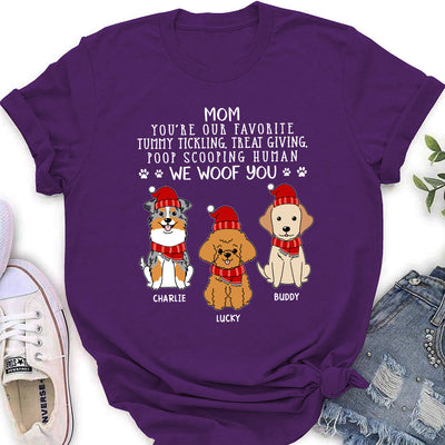 The Best Human - Personalized Custom Women's T-shirt