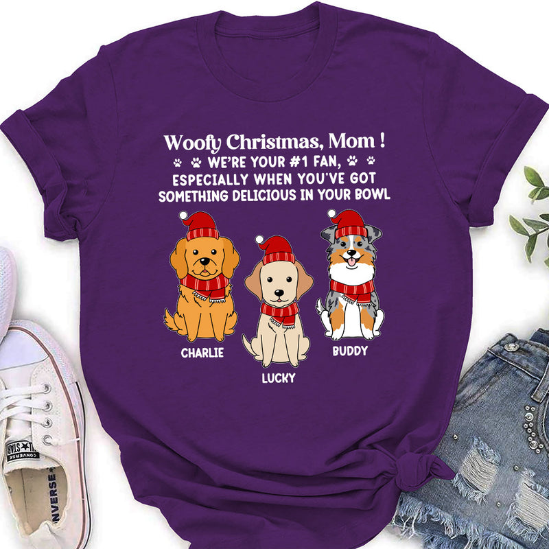 Top Fan Of Mom - Personalized Custom Women&