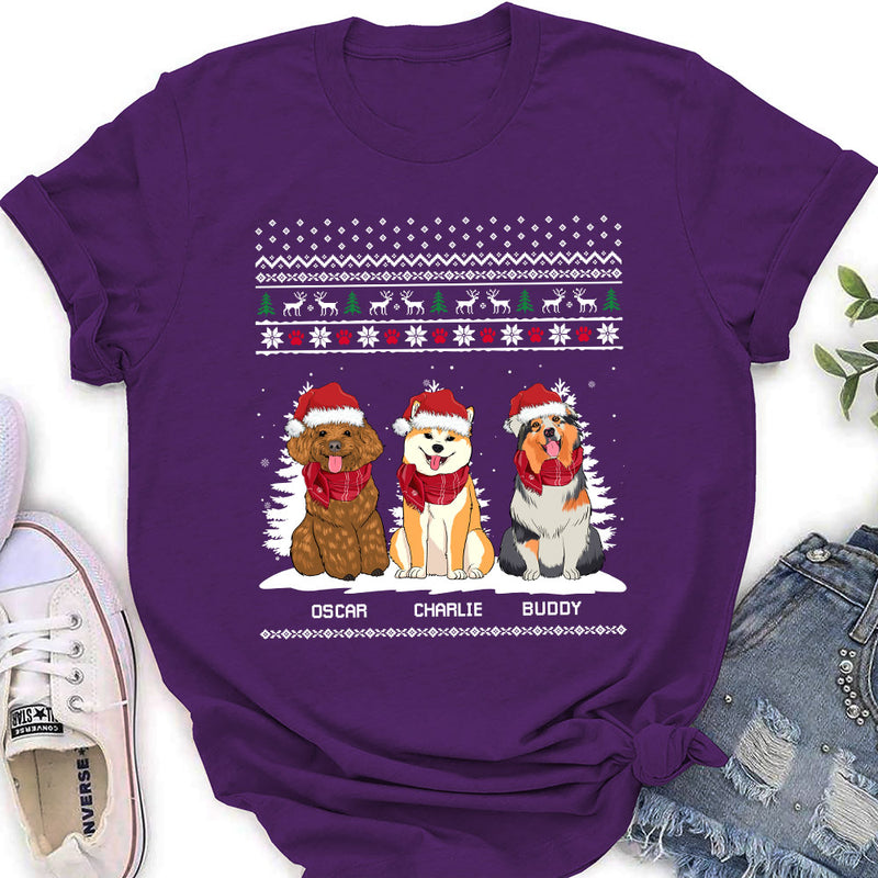 Winter Dog - Personalized Custom Women&