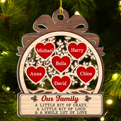 Our Family Custom Quote - Personalized Custom Acrylic Ornament