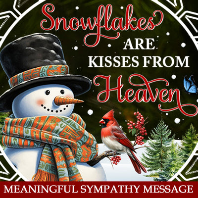 Snowflakes Kisses From Heaven - Acrylic Ornament