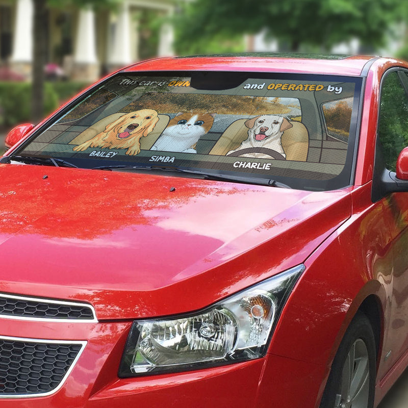 Owned And Operated - Personalized Car Sunshade