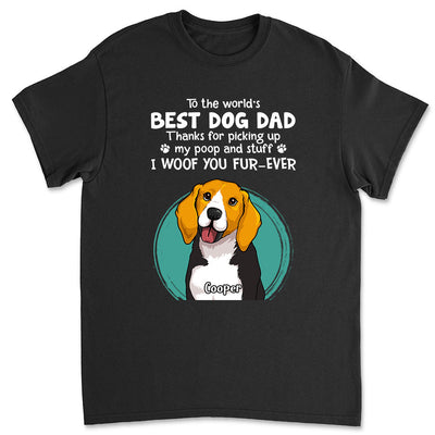 Thank You Dog Mom Dad - Personalized Custom Unisex T-shirt