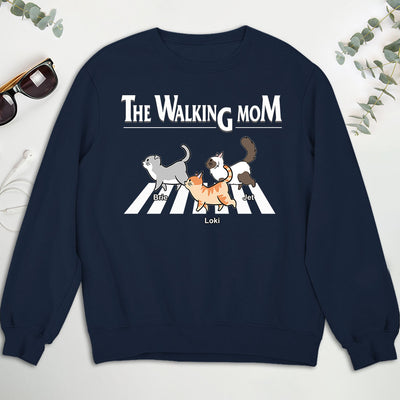 The Walking Cat - Personalized Custom Long Sleeve T-shirt