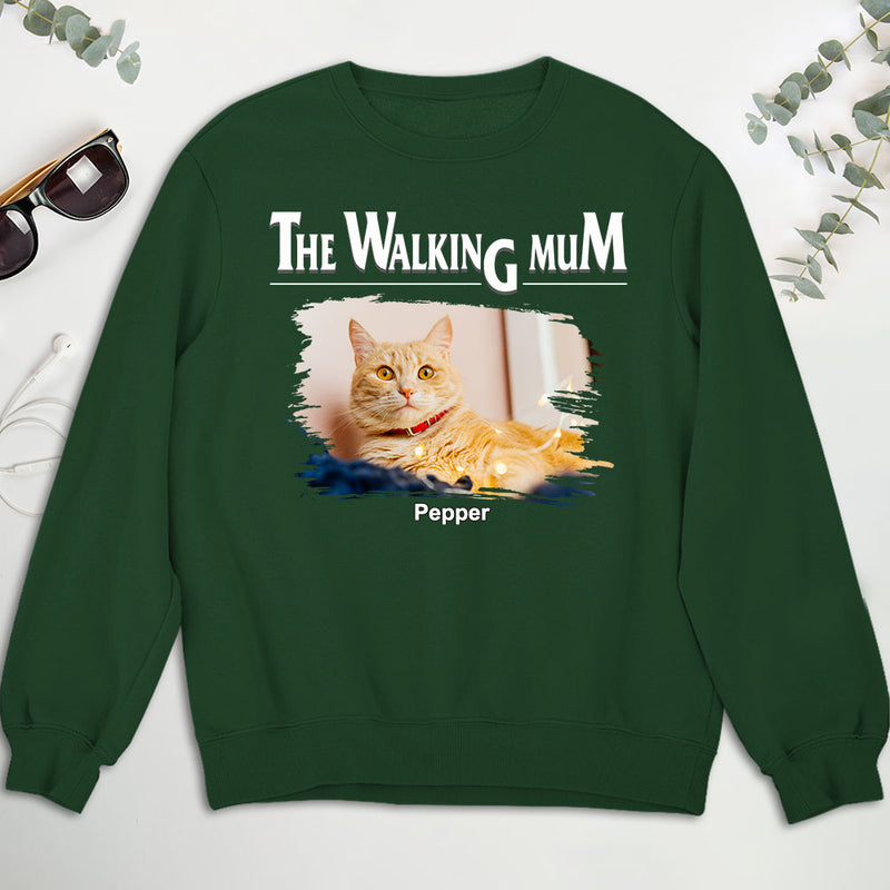 The Walking Cat - Personalized Custom Long Sleeve T-shirt