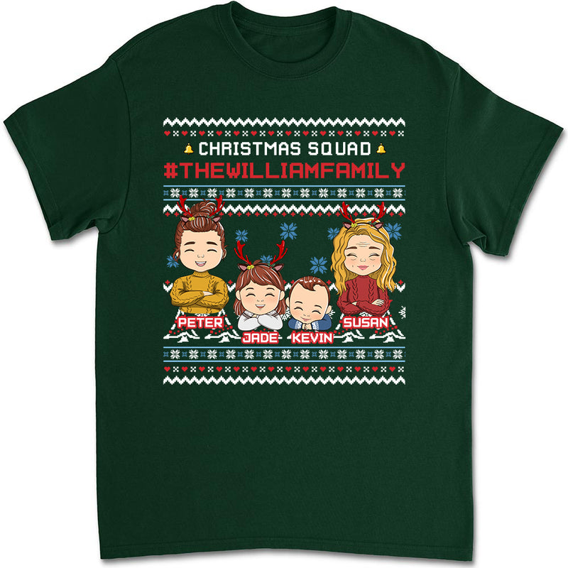 Family Squad - Personalized Custom Unisex T-shirt