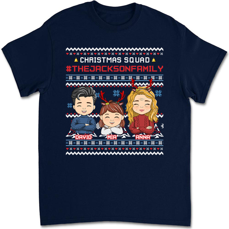 Family Squad - Personalized Custom Unisex T-shirt