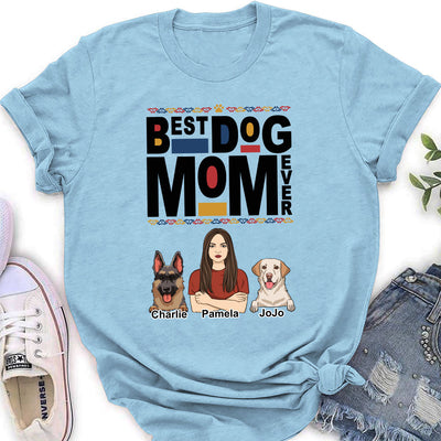 Dope Dog Mom - Personalized Custom Women's T-shirt