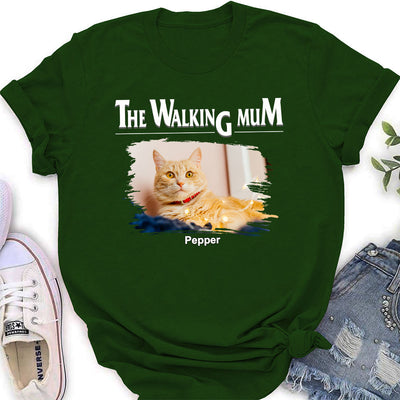 The Walking Cat - Personalized Custom Women's T-shirt