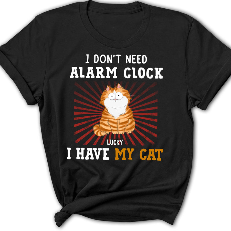 Cat Alarm Clock - Personalized Custom Women&